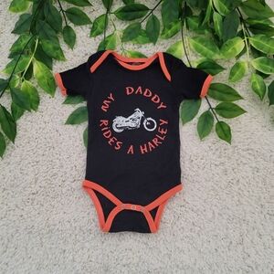 Baby Boy Harley Davidson Onesie (3-6 Months)